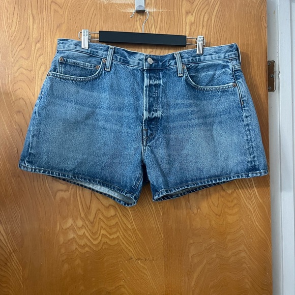 Agolde Blue Jean Shorts 34 - Picture 2 of 10